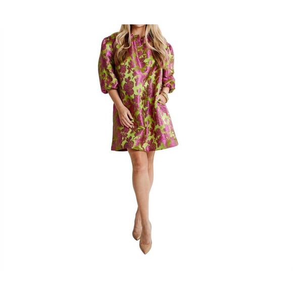 Caryn Lawn Maddie Dress - Red